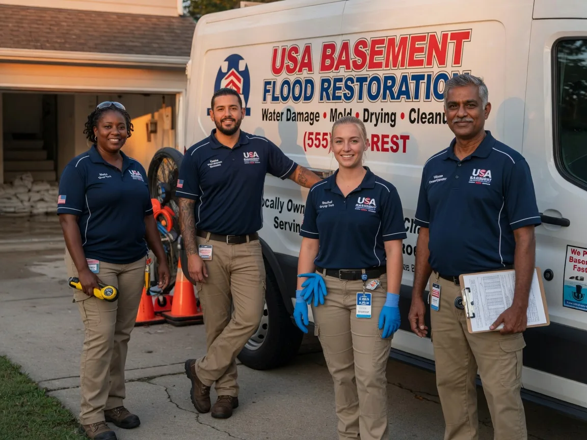 Basement Flood Cleanup company in West, MS